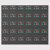 Gymnastik und schlankes, liebendes Kid Tumbling At Geschenkpapier (Flach)