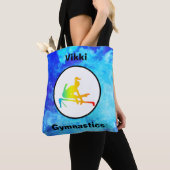 Gymnastik Uneven Bars Aquarelltasche Tasche (Von Nahem)