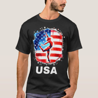 Gymnastik United Staaten Team Bekleidung American  T-Shirt
