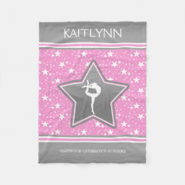 Gymnastik unter den Sternen im Rosa mit IHREM Fleecedecke