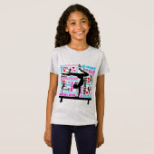 Gymnastik-Untergrundbahn-Kunst-Entwurf T-Shirt (Vorne ganz)