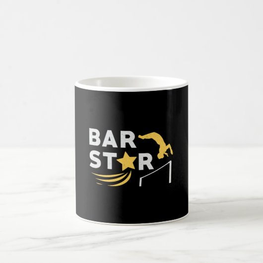 Gymnastik Unven Bar Star Acrobat Mat Kaffeetasse (Mittel)