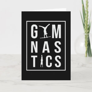 Gymnastik Unven Bars Hopper Acrobat Mat Gymnast Karte