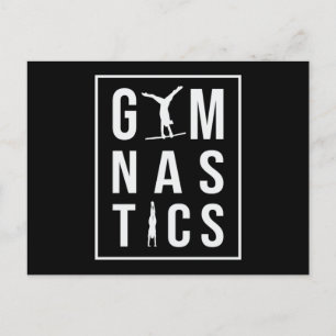 Gymnastik Unven Bars Hopper Acrobat Mat Gymnast Postkarte