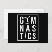 Gymnastik Unven Bars Hopper Acrobat Mat Gymnast Postkarte (Vorne/Hinten)