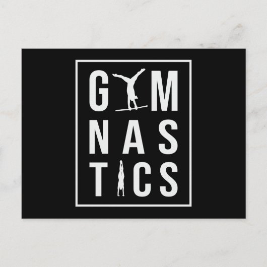 Gymnastik Unven Bars Hopper Acrobat Mat Gymnast Postkarte (Vorderseite)