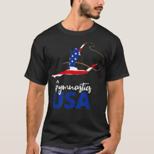 Gymnastik USA Team Fan American Pride US Flag Spo T-Shirt