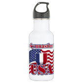 Gymnastik USA Trinkflasche (Vorderseite)