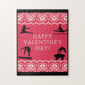 Gymnastik Valentinstag Puzzle (Vertikal)