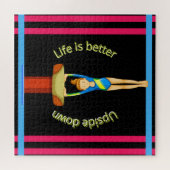 Gymnastik Vault Life ist besser Puzzle (Horizontal)