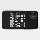 Gymnastik verweigern, zählt als Widerstandstrainin Case-Mate iPhone Hülle (Rückseite (Horizontal))