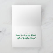 Gymnastik-viel Glück-Karte Karte (Innenseite)