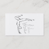 Gymnastik Visitenkarte (Rückseite)