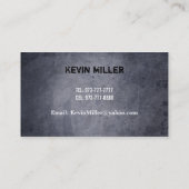 Gymnastik-Visitenkarten Visitenkarte (Rückseite)