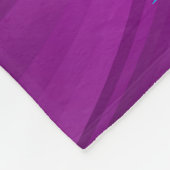 Gymnastik Vlies Decke. Personalisierter Name. Fleecedecke (Ecke)