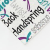 GYMNASTIK - VOLLSTÄNDIGE QUILT FLEECEDECKE (Ecke)