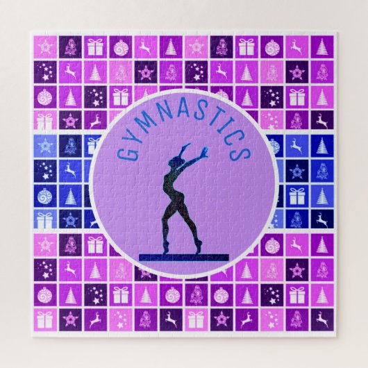 Gymnastik Weihnachten Themenpuzzle Puzzle (Vertikal)