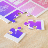 Gymnastik Weihnachten Themenrainbogen Puzzle (Seite)