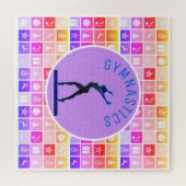 Gymnastik Weihnachten Themenrainbogen Puzzle (Horizontal)