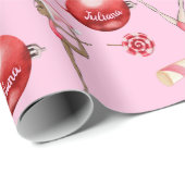 Gymnastik Weihnachtswrapping Papier hinzufügen Geschenkpapier (Rolleneckpunkt)