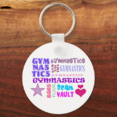 Gymnastik Wiederholung Schlüsselanhänger (Vorderseite)