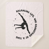 Gymnastik-Wohngestaltung für ausgewogenes Leben Sherpadecke (Vorderseite)