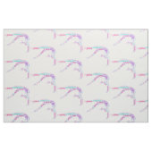 Gymnastik Word Art Fabric Stoff (Fat Quarter (45,7 x 55,9 cm))
