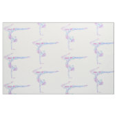 Gymnastik Word Art Version 4 Stoff (Fat Quarter (45,7 x 55,9 cm))