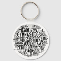 Gymnastik Word Cloud Tumbling