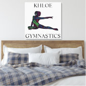 Gymnastik Word Kunstkunst Gebrauchte Leinwände dru Leinwanddruck (Insitu (Schlafzimmer))