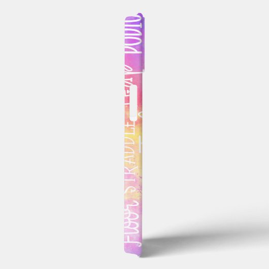 Gymnastik Words Rainbow Ombre Case-Mate iPhone Hülle (Rückseite / Rechts)