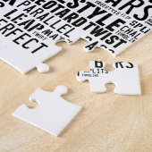 Gymnastik-Wort-Wolke Puzzle (Seite)