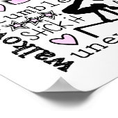 Gymnastik Worte 2 Poster (Ecke)