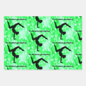 Gymnastik Wrapping Paper Set Geschenkpapier Set (Vorderseite 2)