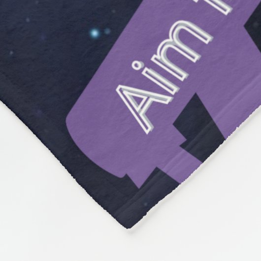 Gymnastik Ziel für den Mond Fleecedecke (Ecke)