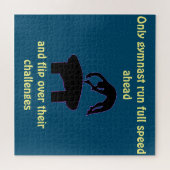 Gymnastik Zitat Vault Puzzle (Horizontal)