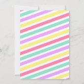 Gymnastik zum Geburtstag Einladung (Rückseite)