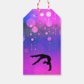 Gymnastik zum Geburtstag Geschenkanhänger (Rückseite)