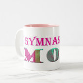 Gymnastik Zweifarbige Tasse (Vorderseite Links)