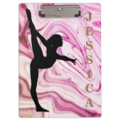 Gymnastik-Zwischenablage Klemmbrett (Vorderseite)