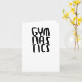 Gymnastikaufkleber Karte (Gelbe Blume)