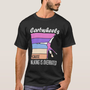 Gymnastikausrüstung für Mädchen Frauen Cooles Rad T-Shirt