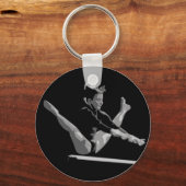 Gymnastikbalken Schlüsselanhänger (Vorderseite)