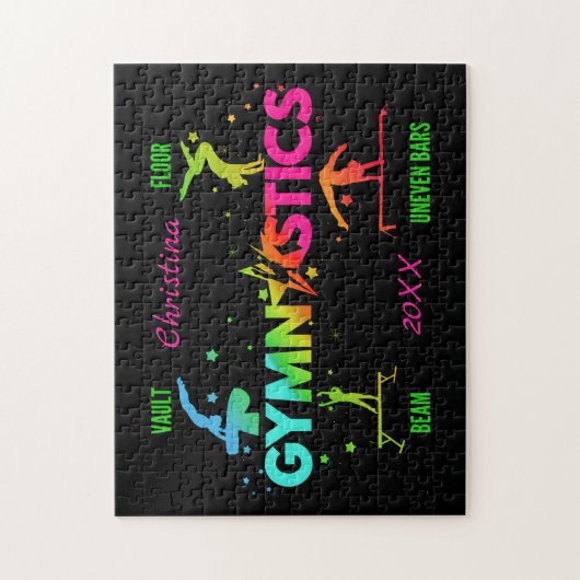 Gymnastikbären für Frauen Beam Vault Floor Puzzle (Vertikal)