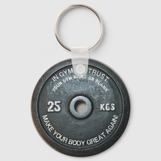 Gymnastikbesitzer Fitness Workout Vintag Weichteil Schlüsselanhänger (Vorderseite)