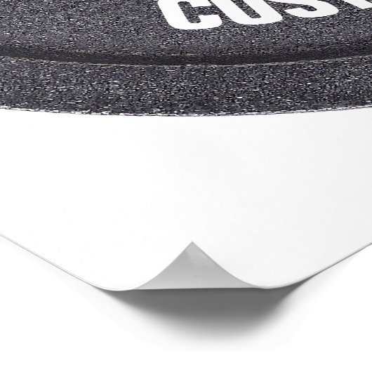 Gymnastikbesitzer oder User Funny Poster (Ecke)