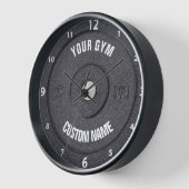 Gymnastikbesitzer oder User Funny White Numbers Uhr (Winkel)