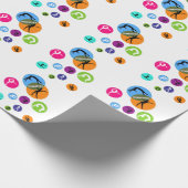 Gymnastikblase Geschenkpapier (Ecke)