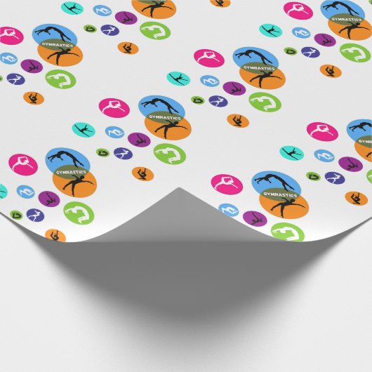 Gymnastikblase Geschenkpapier (Ecke)