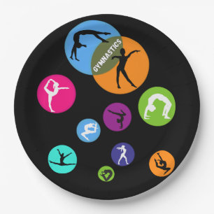 Gymnastikblase Pappteller